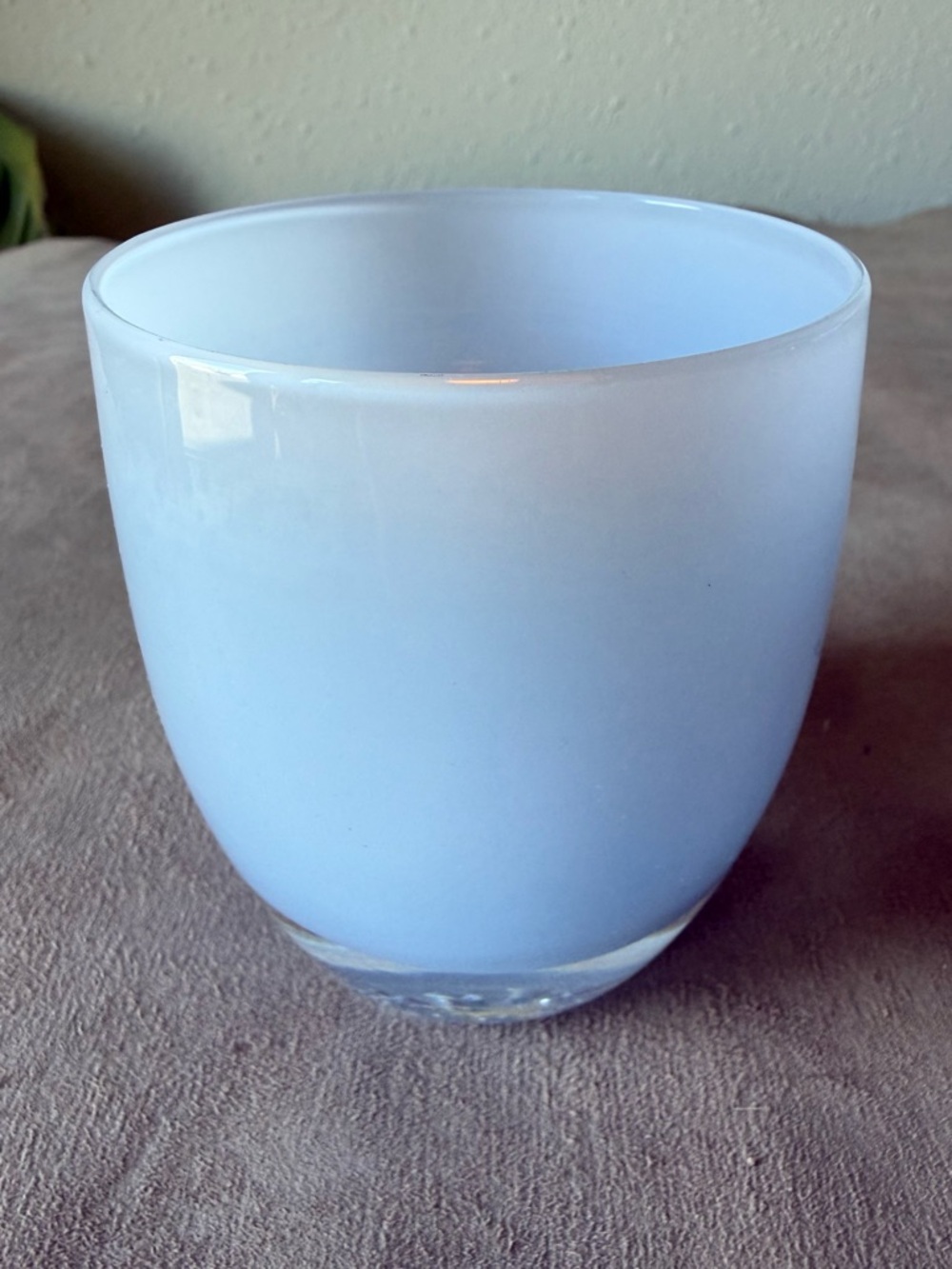 Light Blue Glassybaby Candle Holder - Picture 4 of 8